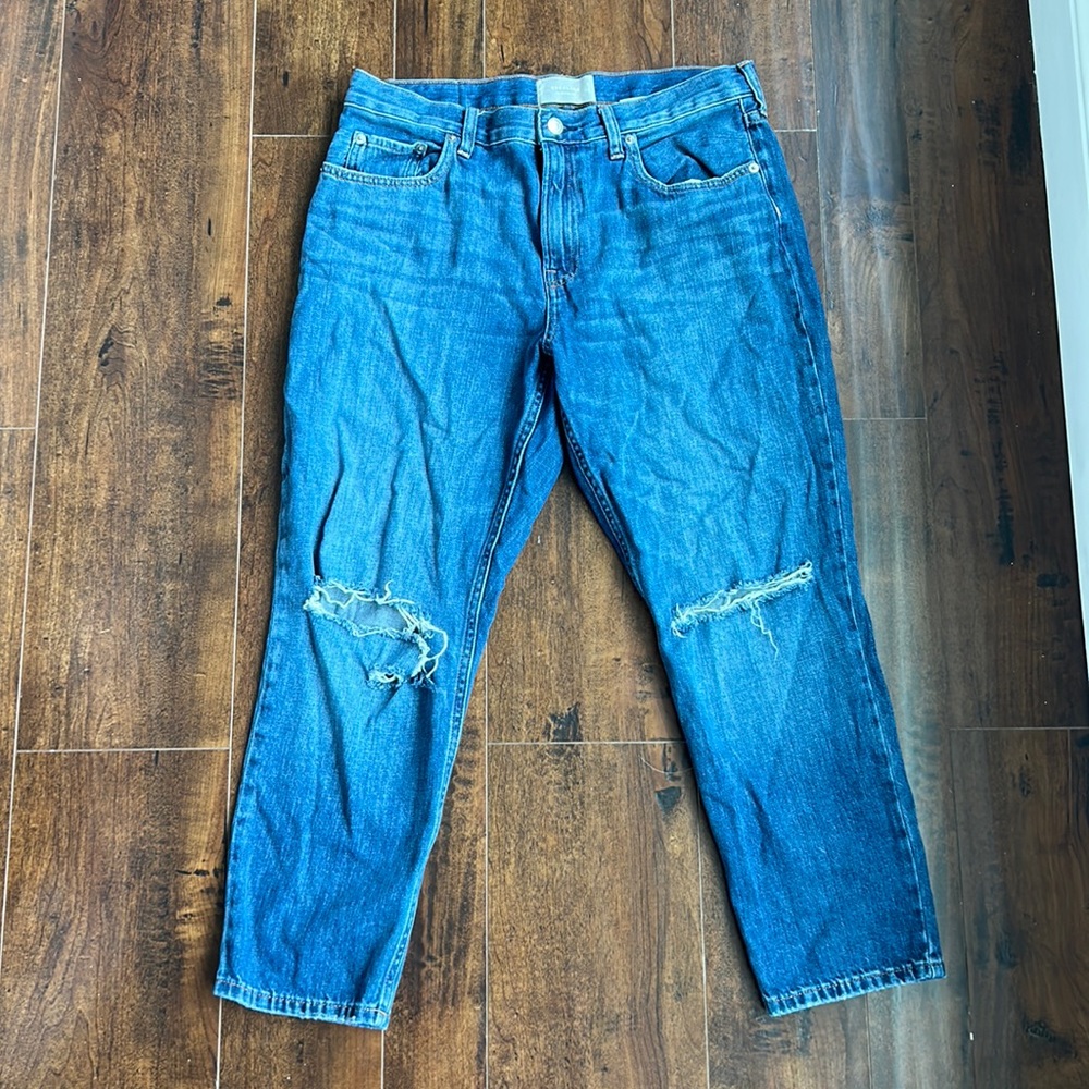 Everlane Summer Jeans Size 31 Women Regular Distressed